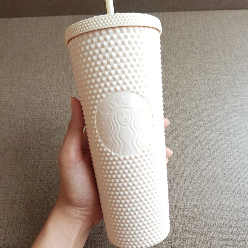 Starbucks Matte White Studded Tumbler (Venti 24oz)